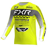 FXR Racing Youth Podium Jersey Hi-Vis/Black/Grey