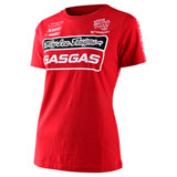 GASGAS Women's TLD Team T-Shirt Red