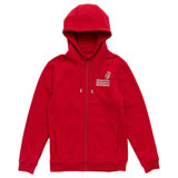 GASGAS TLD Team Zip-Up Hooded Sweatshirt Dark Red