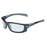 Global Vision Hercules 5 Sunglasses Matte Black Frame/Clear Lens