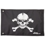 Gorilla Whips Double Sided Triple Stitched Replacement Flag with Grommets White Skull