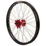 Haan Wheels Complete Front Wheel Kit with DID Dirtstar STX Wheel Black Rim/Red Hub