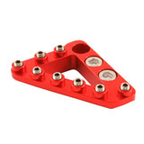 Hammerhead Brake Pedal Replacement Large Aluminum Tip Red