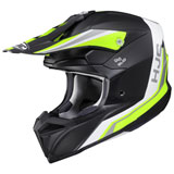 HJC i50 Flux Helmet Black/White/Hi-Viz