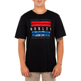 Hurley USA Bars T-Shirt Black