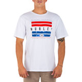 Hurley USA Bars T-Shirt White