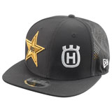 Husqvarna Rockstar Replica Team Flat Snapback Hat Black