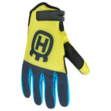 Husqvarna Youth Railed Edrive Gloves Blue/Yellow