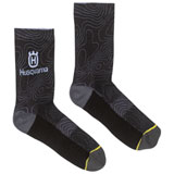 Husqvarna Topo Crew Socks Black