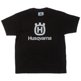 Husqvarna Stacked Logo T-Shirt Black