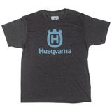 Husqvarna Stacked Logo T-Shirt Charcoal Heather