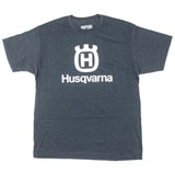 Husqvarna Stacked Logo T-Shirt Navy Heather