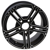 ITP SS212 Alloy Series Wheel Black/Milled