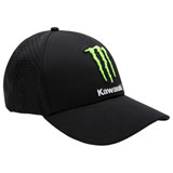 Kawasaki Monster Energy Curved Bill Snapback Hat Black