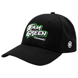 Kawasaki Team Green New Era Curved Bill Hat Black