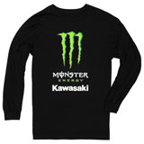 Kawasaki Monster Energy Long Sleeve T-Shirt Black