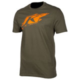 Klim Scuffed T-Shirt Olive/Strike Orange