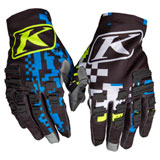 Klim XC Lite Gloves 2022 Digital Chaos Blue