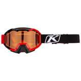 Klim Viper Snow Goggle Hex High Risk Red Frame/Persimmon Lens