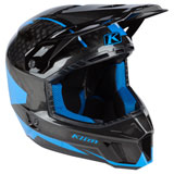 Klim F3 Carbon Helmet Ripper Electric Blue Lemonade