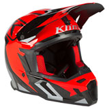 Klim F5 Helmet Amp Fiery Red/Metallic Silver