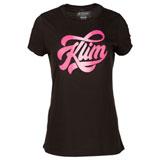 Klim Women's Script T-Shirt Black/Gold
