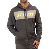 Klim Trailside Zip-Up Hooded Sweatshirt Asphalt/Monument