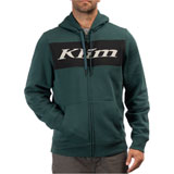 Klim Trailside Zip-Up Hooded Sweatshirt Dark Sea/Black