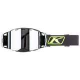 Klim Edge Snow Goggle Focus Asphalt Hi-Vis Frame/Dark Smoke Silver Mirror Lens