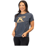 Klim Women's Drift T-Shirt Navy Frost/Mock Orange