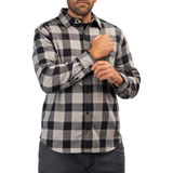 Klim Cottonwood Midweight Flannel Shirt Monument/Black