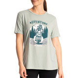 Klim Women's Adventure T-Shirt Dusty Blue/Deep Lagoon