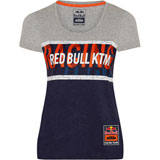 KTM Women's Red Bull Racing Team Letra T-Shirt Navy/Grey