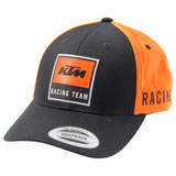 KTM Team Curved Snapback Hat Orange/Black
