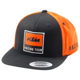 KTM Team Flat Snapback Hat Orange/Black