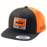 KTM Youth Team Flat Snapback Hat Orange/Black
