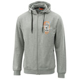 KTM Orange Fluids Zip-Up Hooded Sweatshirt Grey