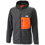 KTM Unbound Hybrid Zip-Up Hooded Sweatshirt Black