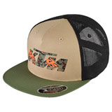 KTM Trucker Logo Hat Green/Khaki