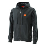 KTM Pure Zip-Up Hooded Sweatshirt Black