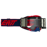 Leatt Velocity 6.5 Roll-Off Goggle Red-Blue Frame/Clear Lens