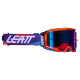 Leatt Velocity 5.5 Iriz Goggle 2023 Neon Orange Frame/Blue Iriz Lens