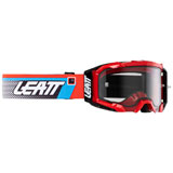 Leatt Velocity 5.5 Goggle Red Frame/Light Grey Lens