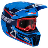 Leatt Moto 3.5 Helmet with 3.5 Vizion Goggle Royal