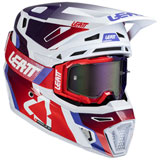 Leatt Moto 8.5 Helmet with 5.5 Velocity Goggle SunBurn