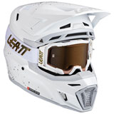 Leatt Moto 8.5 Helmet with 5.5 Velocity Goggle White