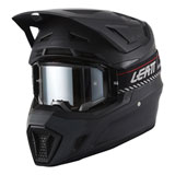 Leatt Moto 7.5 Helmet with 4.5 Velocity Goggle Stealth Black