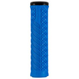 Lizard Skins Single-Sided Lock-On Charger Evo MTB Grips Electric Blue