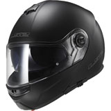 LS2 Strobe Modular Motorcycle Helmet Matte Black