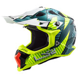 LS2 Subverter Evo Helmet Astro - Cobalt/Hi-Viz
